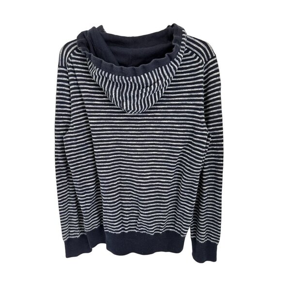 Banana Republic Pullover Hoodie Striped Sweatshirt Pullover - Picture 4 of 6